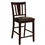 Benzara BM123034 Bridgette II Leatherette Parson Chair Counter Height Chair, Set Of 2