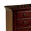 Benzara BM123138 Gabrielle II Transitional Nightstand, Cherry Finish