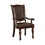 Benzara BM123165 Alpena Traditional Arm Chair, Brown Cherry, Set Of 2