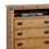 Benzara BM123483 Cottage Style Wooden Media Chest with Three Drawers, Brown