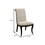 Benzara BM123811 Ornette Contemporary Side Chair, Set Of 2