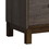 Benzara BM123878 Wooden 2 Drawer Nightstand with Carvings and Claw Feet, White