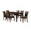 Benzara BM131112 Woodside Contemporary Dining Table, Expresso Finish