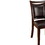Benzara BM131170 Woodside Transitional Side Chair, Expresso Finish, Set Of 2