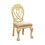 Benzara BM131198 Wyndmere Traditional Side Chair, Cream Finish, Set Of 2