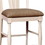 Benzara BM131207 Sabrina Cottage Counter Height Chair, Tan & White, Set Of 2