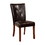 Benzara BM131244 Elmore Side Chair With Dark Brown, Antique Oak Finish, Set Of 2
