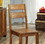 Benzara BM131303 Frontier Rustic Side Chair, Natural Teak Finish, Set Of 2