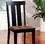 Benzara BM131313 Alana Transitional Side Chair Withwood Seat, Set Of 2