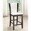 Benzara BM131323 Manhattan Iii Contemporary Counter Height Chair, White Finish, Set Of 2