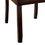 Benzara BM131338 Gladstone I Contemporary Side Chair, Dark Walnut Finish, Set Of 2