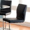 Benzara BM131341 Lodia II Contemporary Counter Height Chair With Black Pu, Set Of 2
