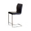 Benzara BM131341 Lodia II Contemporary Counter Height Chair With Black Pu, Set Of 2