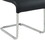 Benzara BM131374 Mauna Contemporary Side Chair With Steel Tube, Black Finish, Set Of 2