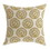 Benzara BM131624 FIFI Contemporary Big Pillow With pattern Fabric, Yellow Finish, Set of 2
