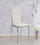 Benzara BM131829 Kalawao Contemporary Side Chair, White Finish, Set of 2