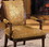 Benzara BM131908 Stockton Traditional Occasional Chair, Antique Oak