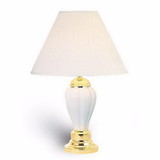 Benzara BM141719 Traditional Style Table Lamp, Set of 6, Ivory