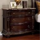 Benzara BM141778 Fromberg Traditional Style Night Stand, Brown Cherry