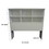 Benzara BM141868 Wooden Twin Size Bookcase Headboard with 6 Open Shelves, White