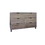 Benzara BM141889 Commodious Brown Finish Dresser with 6 Drawers.