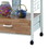 Benzara BM148283 Commodious Kitchen Shelf On Casters, White