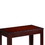 Benzara BM148297 Enchanting Wooden Chairside Table in Brown