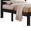 Benzara BM148353 Kenney Elegant Queen Bed, Espresso