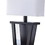 Benzara BM148836 Contemporary Style Sturdy Table Lamp, Dark Brown