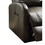 Benzara BM154310 Faux Leather Recliner Chair with Power Lift and Side Pocket, Dark Brown