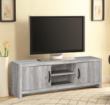 Benzara BM156172 Marvelous driftwood tv console, Gray