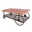 Benzara BM156809 Modish Coffee Table, Oak & Antique Gray
