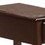 Benzara BM157271 23" Rectangular Wooden Side Table with 1 Drawer, Brown
