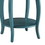 Benzara BM157291 Affiable Side Table, Teal Blue