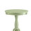 Benzara BM157300 Astonishing Side Table With Round Top, Light Green