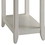 Benzara BM157304 Affiable Side Table, White