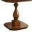 Benzara BM157305 31 Inch Chess Game Table With Clipped Corners, Brown