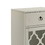 Benzara BM157336 33 inch Wooden Accent Cabinet with 1 Drawer, White