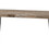 Benzara BM159111 Industrial Style Writing Desk With Hairpin Metal Legs, Brown