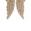 Benzara BM165620 Angel Wings Statue Wall Art, Set of 2, Brown