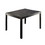 Benzara BM166179 Wooden Dining Table Set Of 5, Black and Gray
