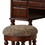 Benzara BM167178 Commodious Vanity Set Featuring Stool And Mirror Cherry Brown