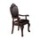 Benzara BM171223 Rubber Wood Royal Arm Chair Set Of 2 Brown