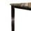 Benzara BM171296 Spacious Wooden High Table Faux Marble Top Brown