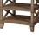 Benzara BM171764 Mahogany Wood Nightstand with 1 Drawer in French Truffle Brown