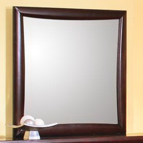 Benzara BM172118 Transitional Dresser Mirror, Cappuccino Brown