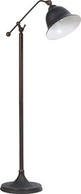Benzara BM172260 Suave Floor Lamp, Dark Bronze