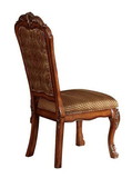Benzara BM177838 Set of 2 Wooden Side Chair , Cherry Oak Brown