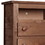 Benzara BM177888 Wooden 4 Drawers Media Chest With 1 Top Shelf In Mahogany Finish, Brown