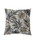 Benzara BM177969 Contemporary Style Leaf Designed Set of 2 Throw Pillows, Gray